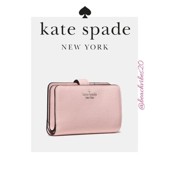 KATE SPADE Lena Medium Bifold Wallet Tutu Pink NWT O-395 & O-396 - Picture 2 of 3